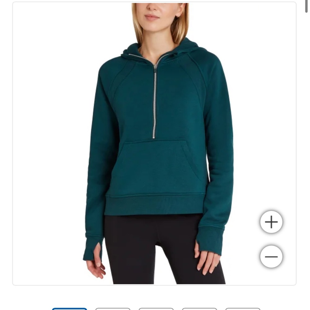 NWT Danskin Ladies' Half Zip Hoodie